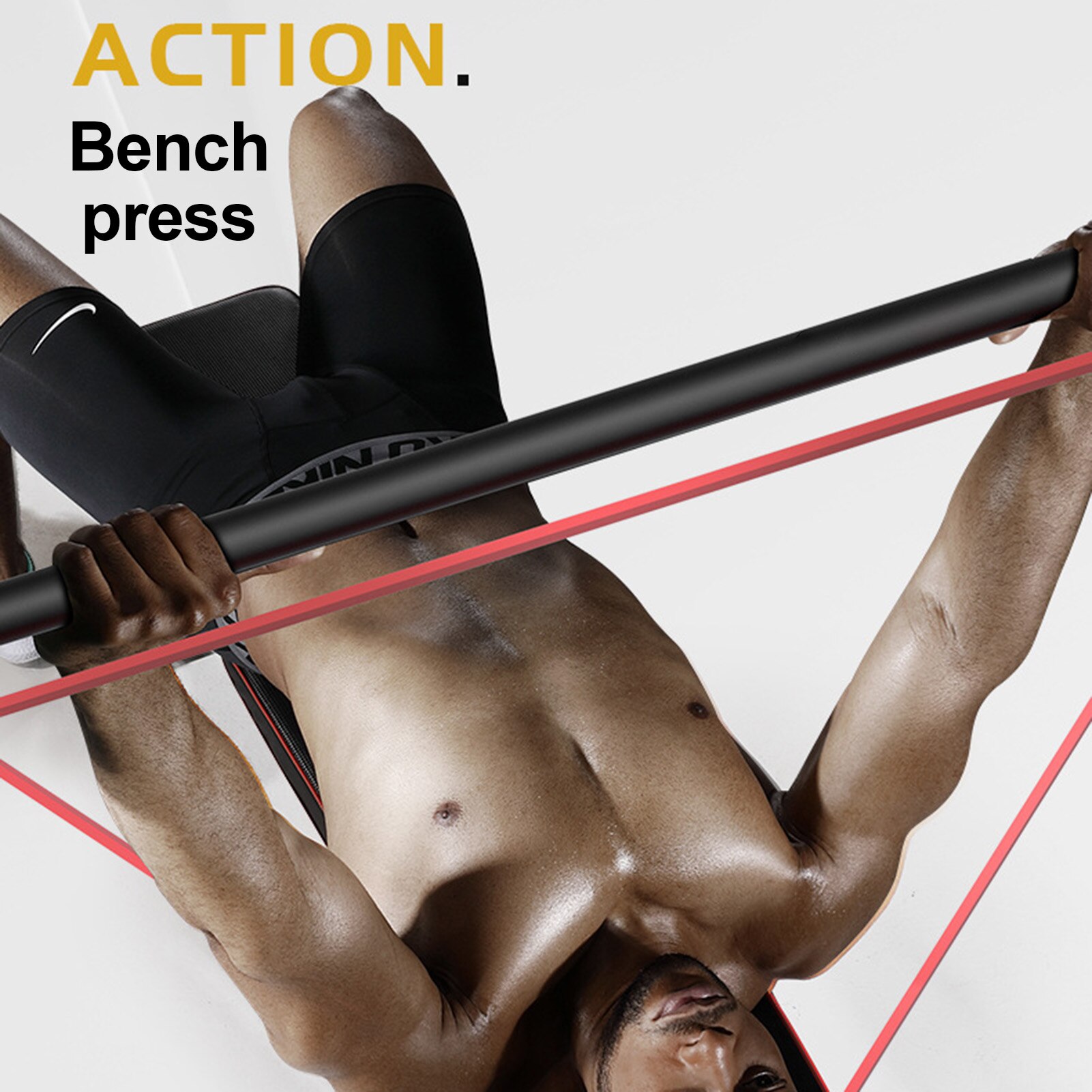 Fitness drücken-ziehen Bar Widerstand Band Bankdrücken Ausbildung Bar Einstellbare Schulungen Bar Verwendet Für Fitness ÜSpund dehnen