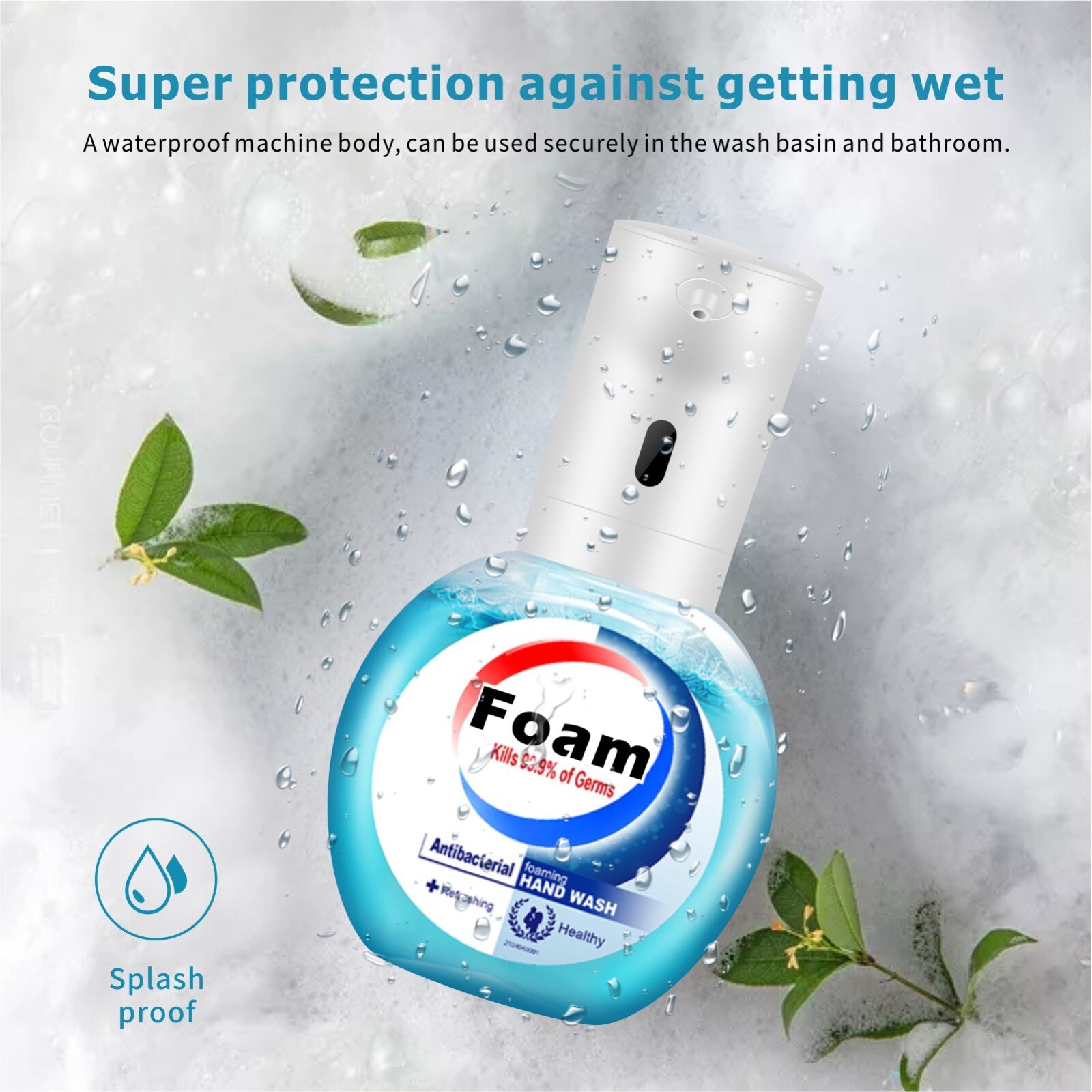 Stainless Steel Automatic Soap Dispenser Handsfree Automatic IR Smart Sensor Touchless Soap Liquid Dispenser