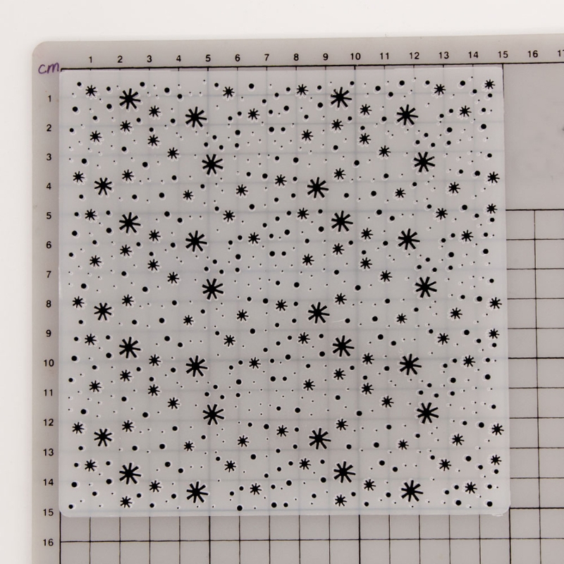 50LB Dot Plastic Embossing Folder Stencil Template DIY Craft Making Background Paper Cards Scrapbooking Album Decorat