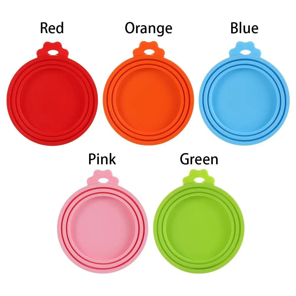 Juste en silicone réutilisable pour canette de nourriture pour animaux de compagnie, 18 capuchons, couvercle d'étanchéité, fournitures pour chiens et chats, convient pour 8.5cm, 7.5cm, 6.5cm, 3 en 1