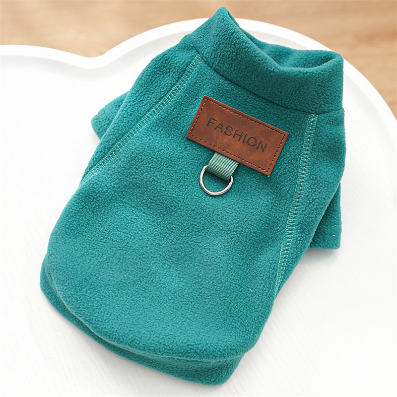 Sweats à capuche chauds pour chiens de compagnie, manteau d'hiver, sweat-shirt Smile, costume, vêtements pour petits et grands chiens, teckel, pull pour chiot, veste média: XS / green