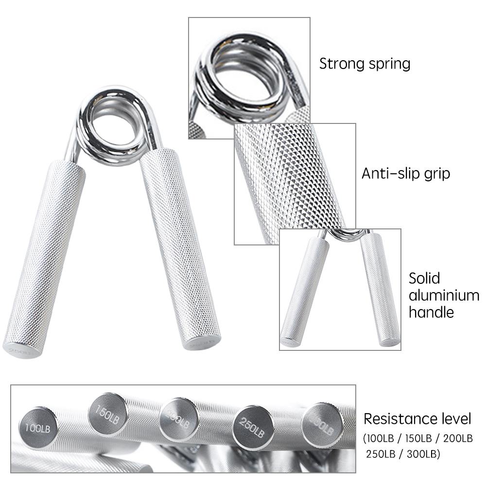 Ejercitador de mano de 300LB, antideslizante, agarre resistente, fortalecedor de muñeca, antebrazo, Fitness, gimnasio, desarrollador