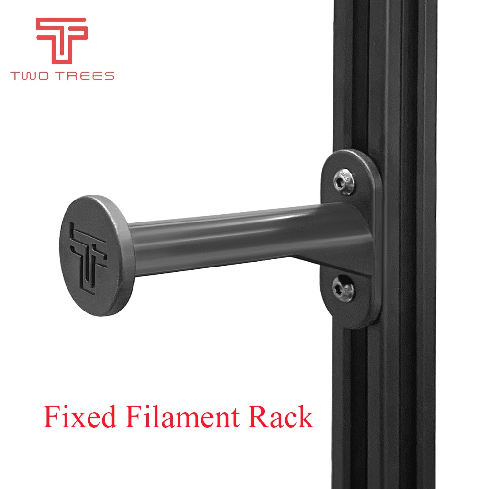 As peças da impressora 3d fixaram os consumíveis do suporte da cremalheira do filamento suportam a cremalheira material l tipo o suporte do quadro do fio do grampo para o filamento do pla/abs