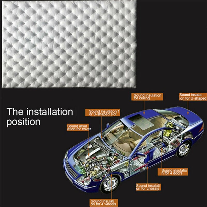 Trunk Insulation Mat Car Chassis Cover Insulation Soundproof Waterproof