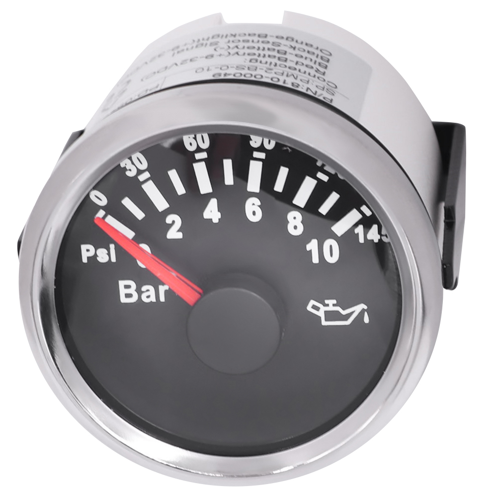Universal Oil Press Gauge Oil Pressure Meter for Car Auto Boat Truck Pressure indicator