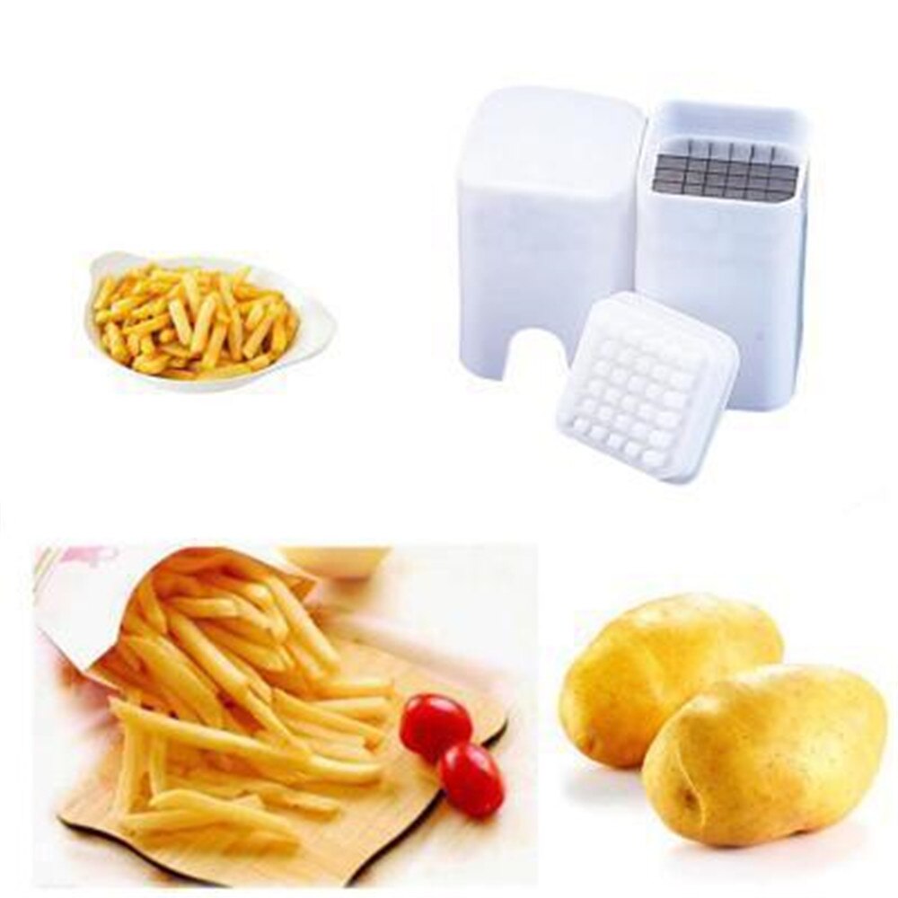 Manuell potetskjærer med mikrovaskbar hettesett crypy fries maker skjærer frukt grønnsakskutter 3