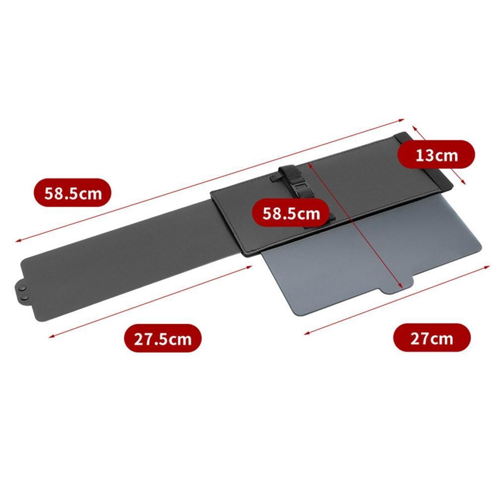Auto Zonneklep Extension Extender Front Side Window Schaduw Gepolariseerde Anti-Glare Truck Elastiekjes Verstelbare Zonneklep