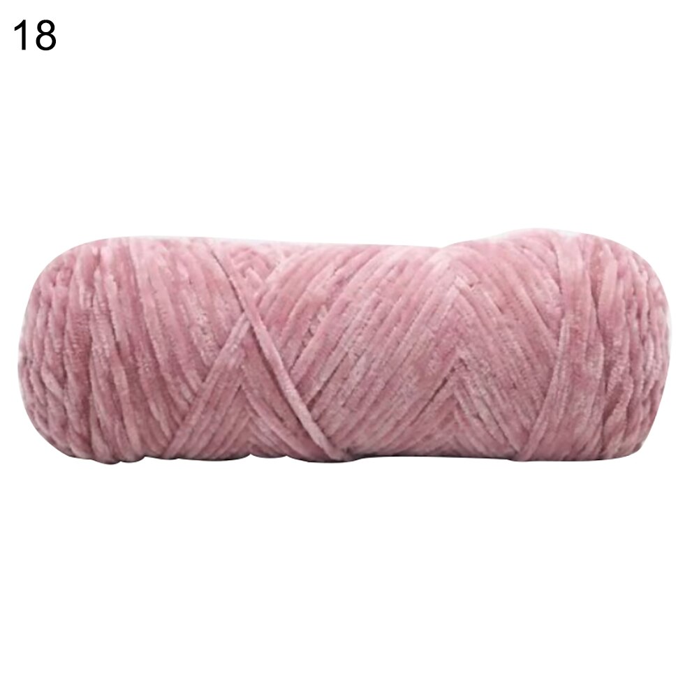 100g Chenille doux bébé tricot Crochet péritel chapeau laine fil photographie accessoire: 18
