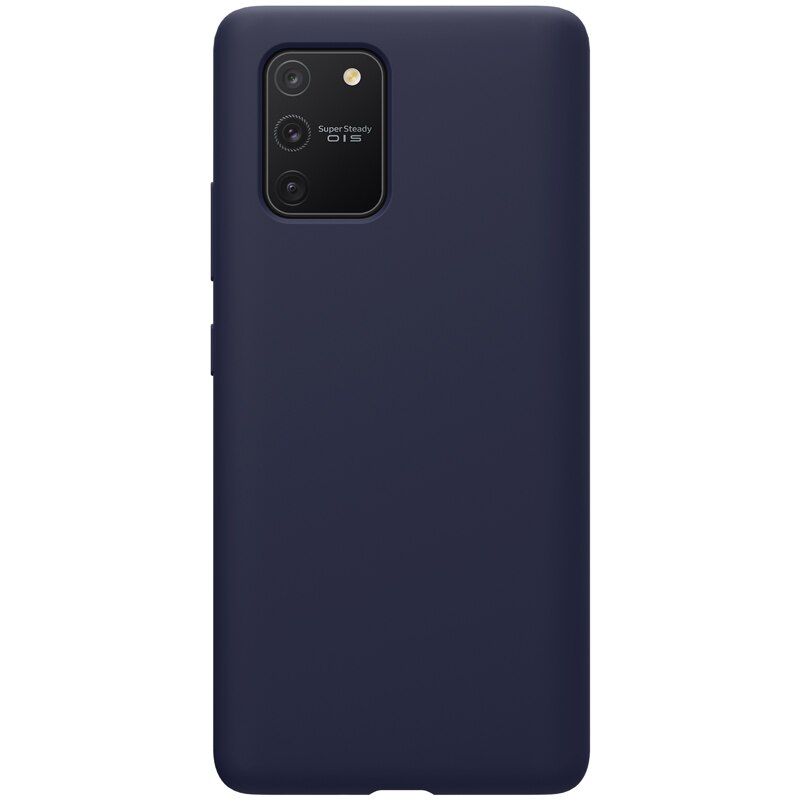 per il caso di Samsung galassia S10 Lite copertura della cassa Nillkin flettere Puro caso di Lusso della copertura posteriore per samsung s10Lite capa casi: blu