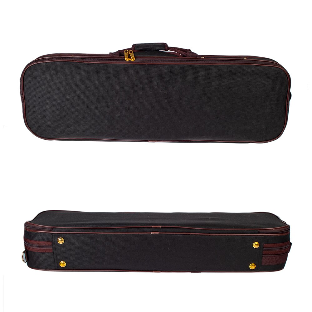 4/4 Full Size Violin Case Storage Bag Box Oblong Shape with Hygrometer Adjustable Straps violin accessories