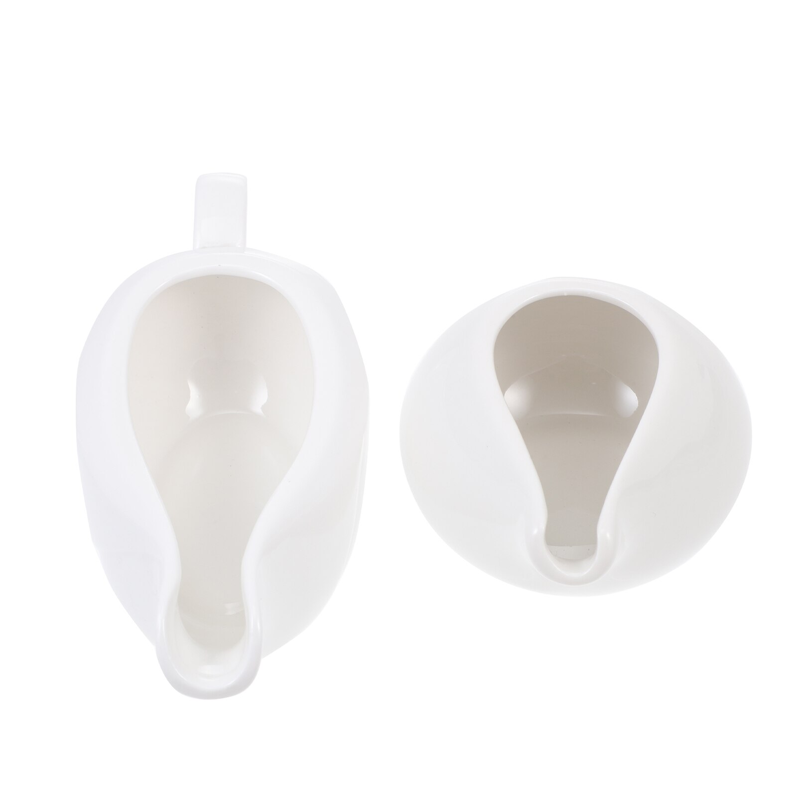 2pcs Ceramic Jugs Sauce Jugs Sauce Storage Containers Kitchen Gadget