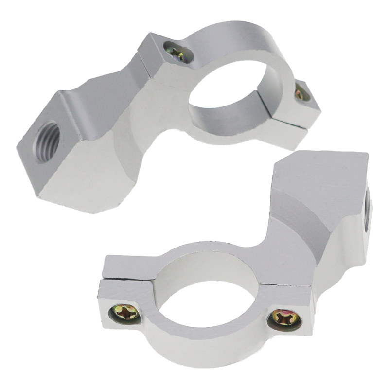 Motorfiets Stuur Spiegel Mount Achteruitkijkspiegels Houders Adapter Aluminium Clamp Paar 10 Mm 7/8"