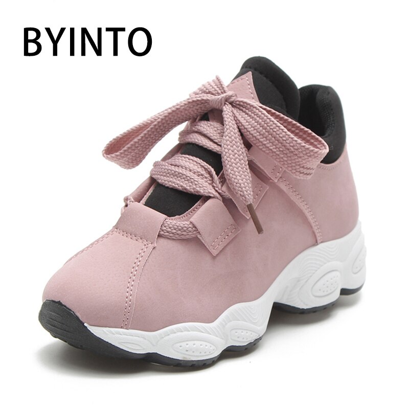 Kosz Femme 2020 jesień platforma kobiety Sport Tenis buty wodoodporne skórzane grube trampki różowa kobieta trenerzy Tenis Feminino