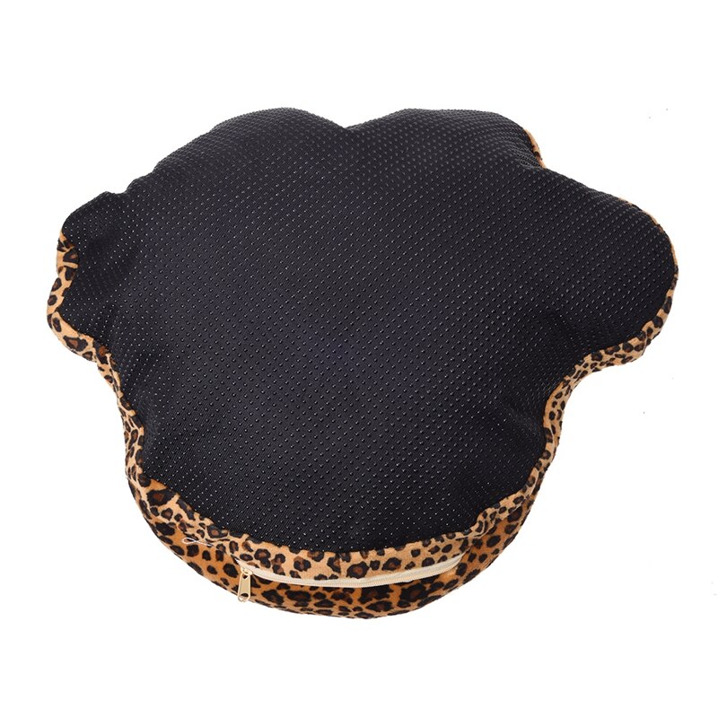 1 x léopard chat-Pad USB chauffé pantoufle chauffe-pied ordinateur portable --- couleur aléatoire