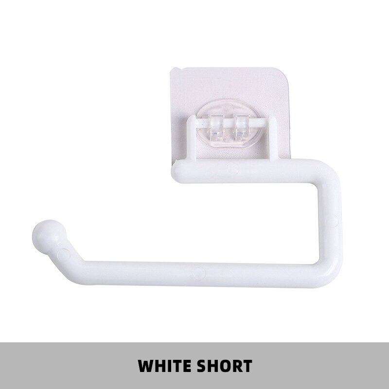 Küche Papier Rollen Halfter Handtuch Aufhänger Gestell Bar Schrank Lappen Hängen Halfter Schlecht Veranstalter Regal Wc Papier Halfter: Weiß kurz
