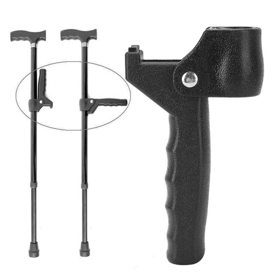 Elderly Old Man Walking Cane Handle Walking Stick Auxiliary Handle for 22mm Tube Diameter Walking Cane Accessories