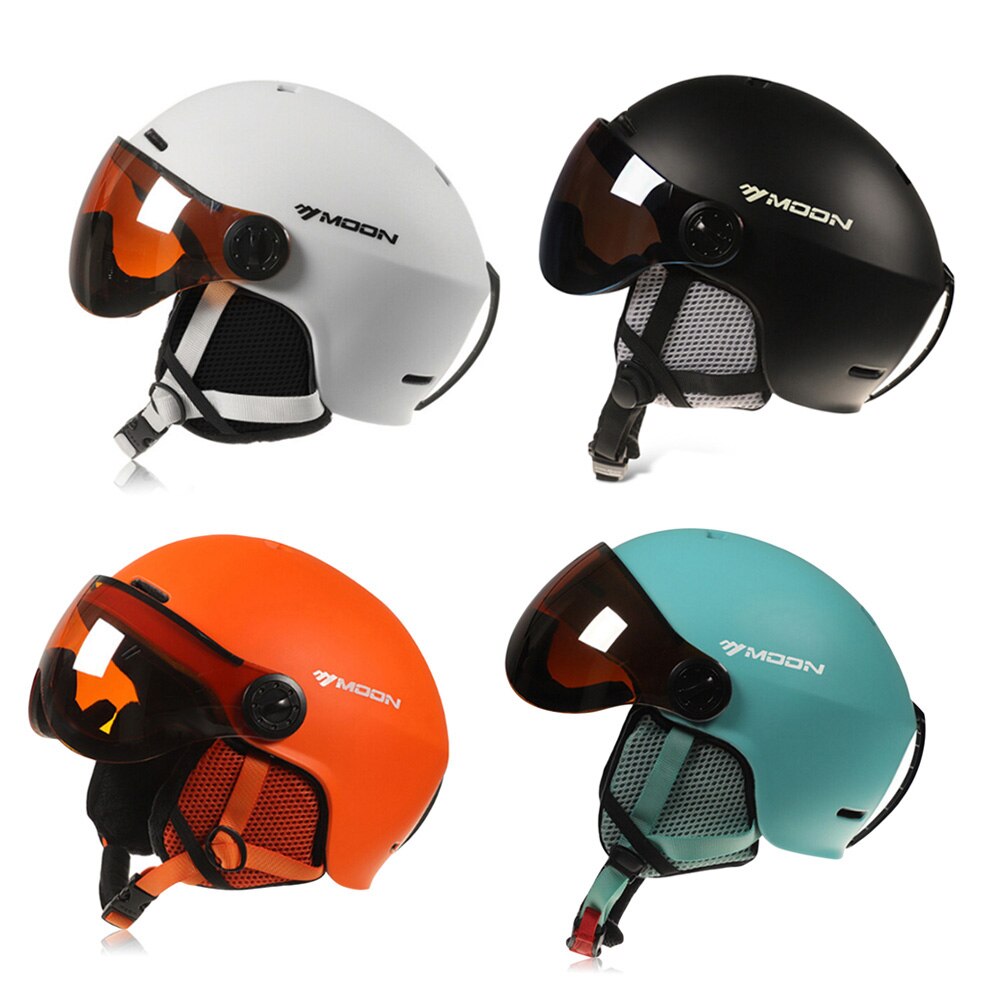 Moon Sports Helmets Goggles Skiing Helmet Men Women Outdoor Integrated Cycling Helmet Ski Snowboard Skateboard Helmets