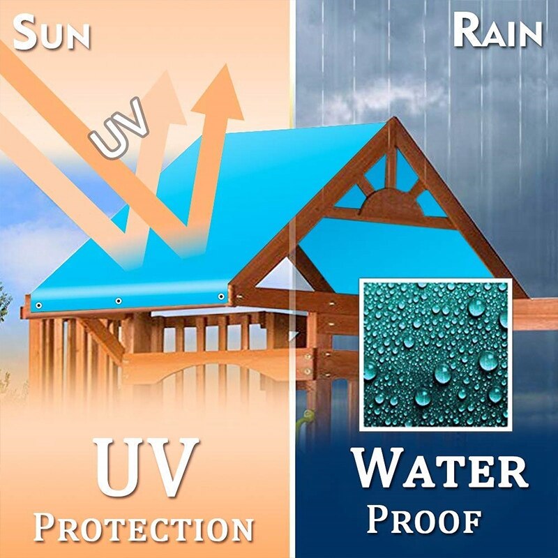 Swing Set Replacement Tarp for Play Set Outdoor,Outdoor Playset Swingset Playground