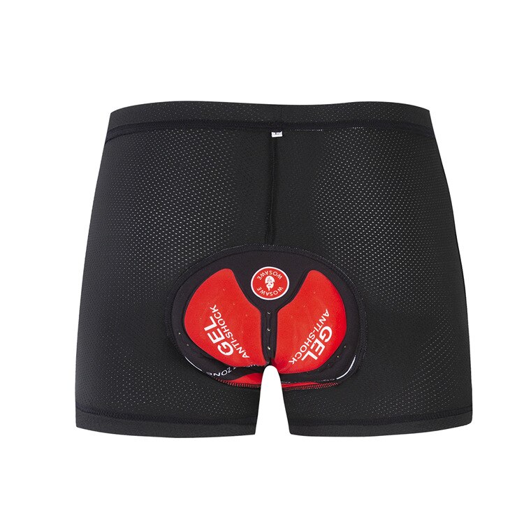 Short de moto en silicone épais, sous-vêtements de moto, respirant et à séchage rapide, coussin de pet pour vélo de montagne