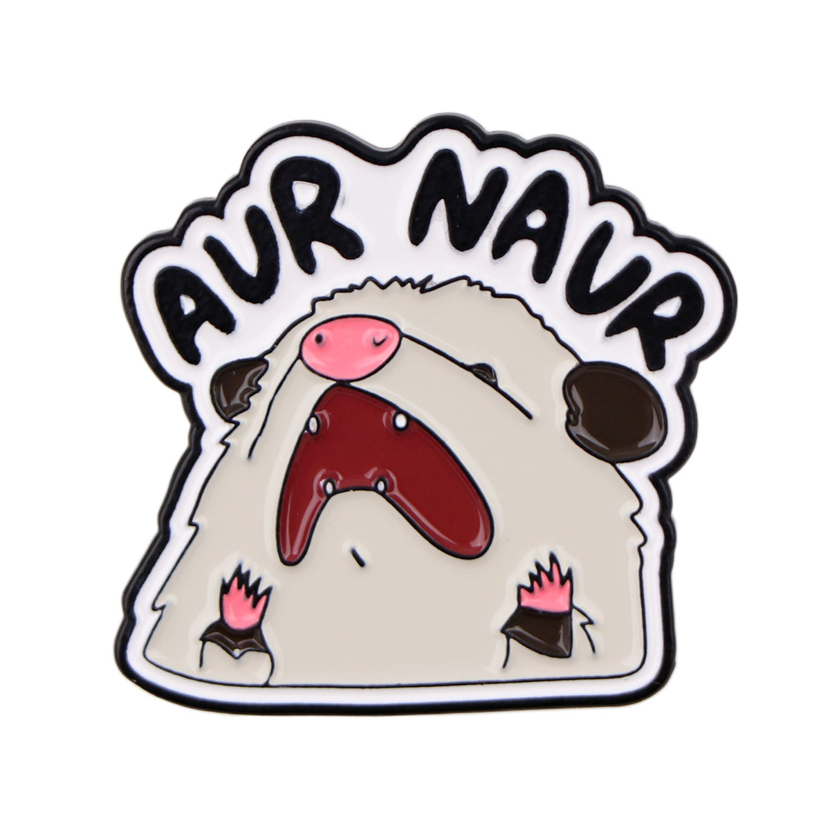 Accesorios de cotización de dibujos animados, alfileres de solapa para mochilas, insignias para maletín, insignias en mochila, broche de de Año para ropa: YELLOW