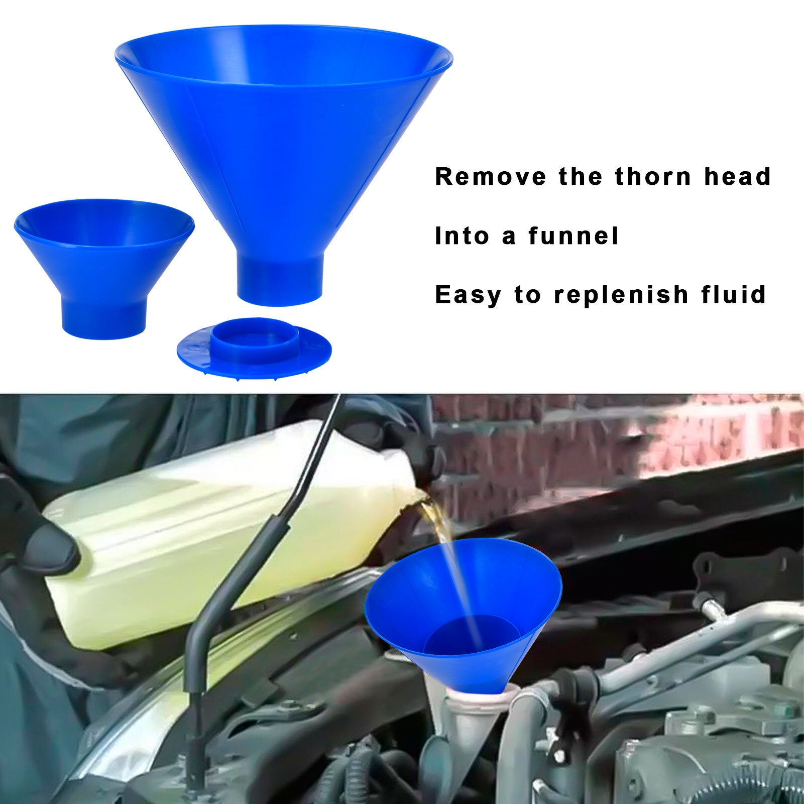 Snow Scraper Windshield Ice Scraper Funnel Snow Remover Window Deicing Tool For Auto Window Outdoor Car-stying Winter Scraper