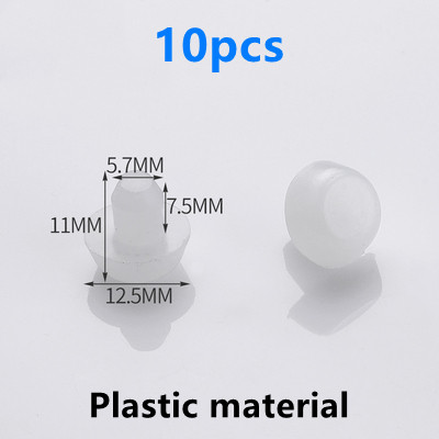 10pcs Silicone Stem Bumpers Screws Hole Plugs Anti collision Embedded Soft for Cabinet Doors and Drawers Anti-slip Foot Pad: 12.5mm