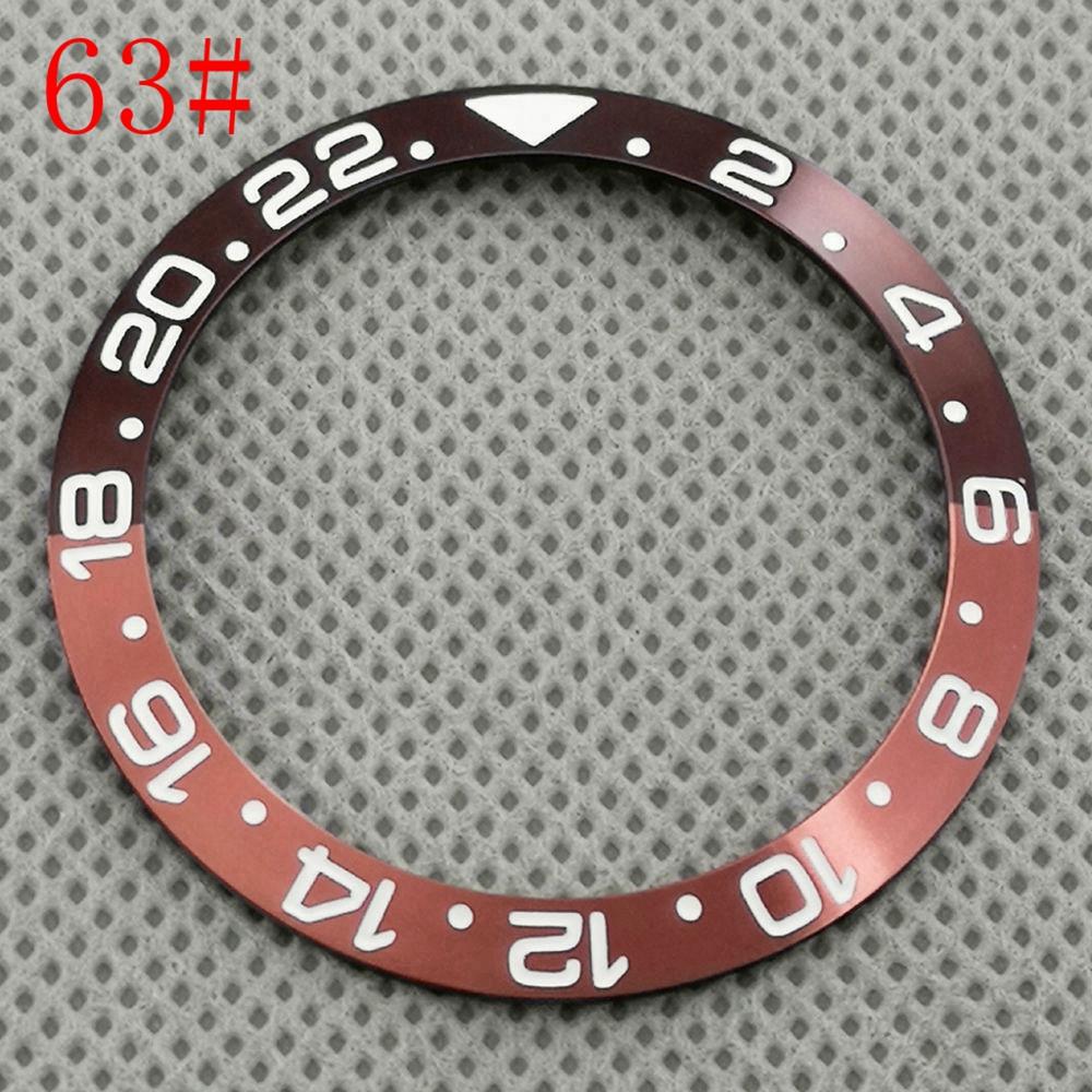 38mm watch bezel fit automatic 40mm men's watch bezel: 63