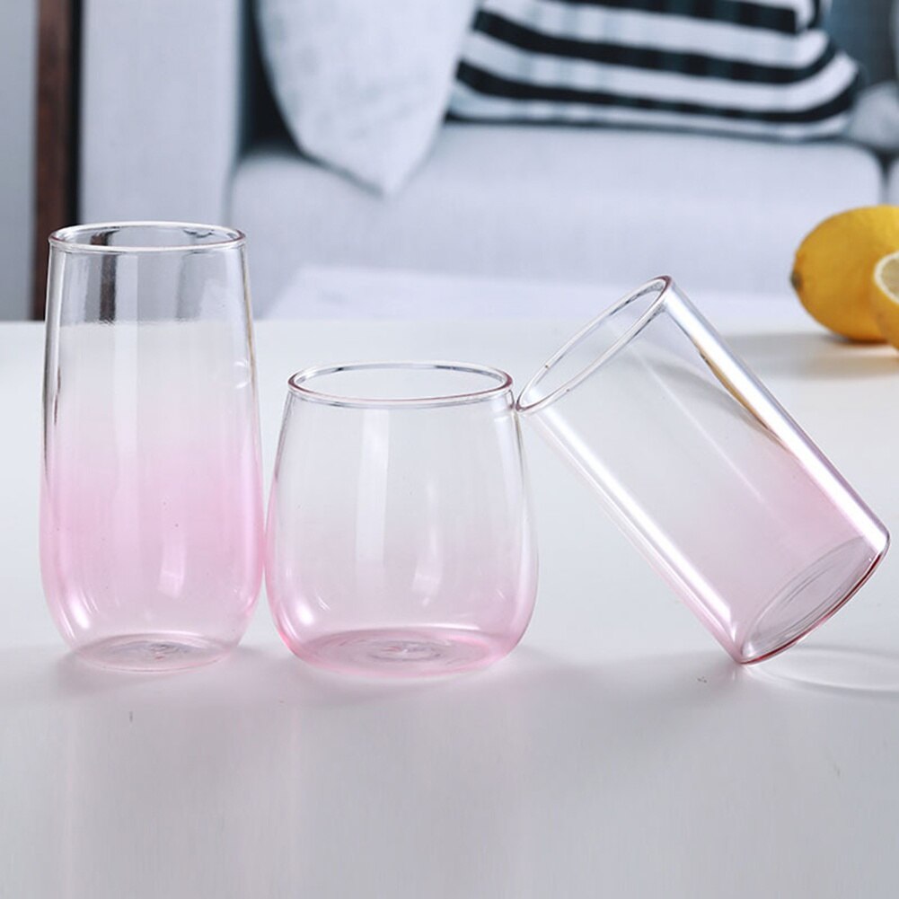 Grande tasse en verre coloré pour café, lait, thé, bière, Whisky, vin, verres pour Bar à la maison, verres pour boissons, pour Couple