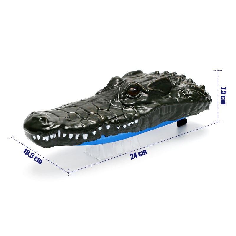 Cabeza de cocodrilo RC barco 2,4G simulación eléctrica vehículos RTR modelo divertido niños juguetes modelo barco para niños