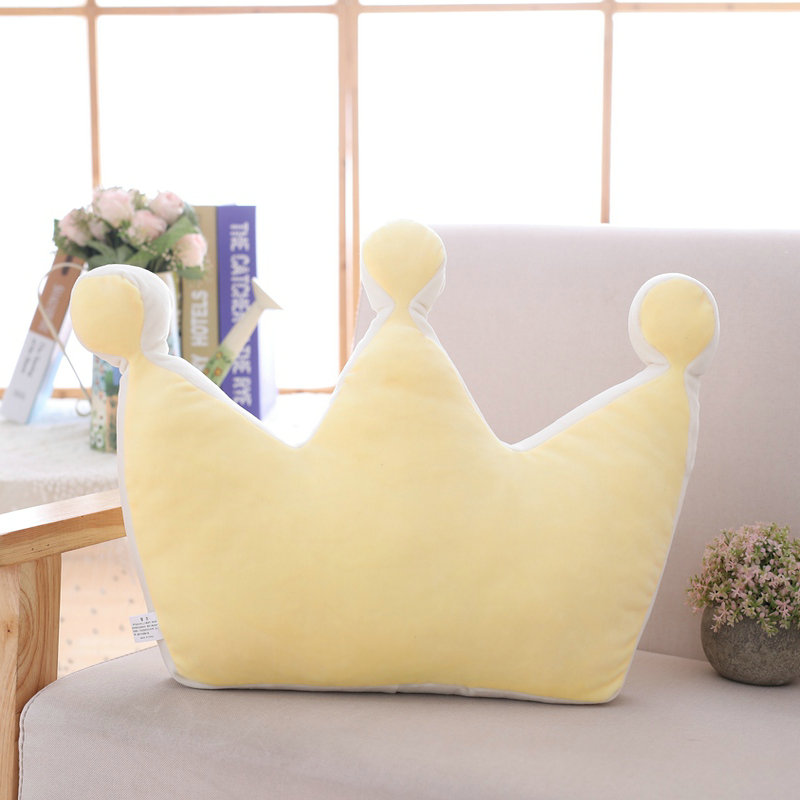 Weiches Prinzessin-Kronenkissen, gefülltes Schlafkissen, Mädchenzimmer, Sofa-Dekoration, Regenbogen, Wolke, Stern, Promi-Studio-Kissen, für Sie: violett