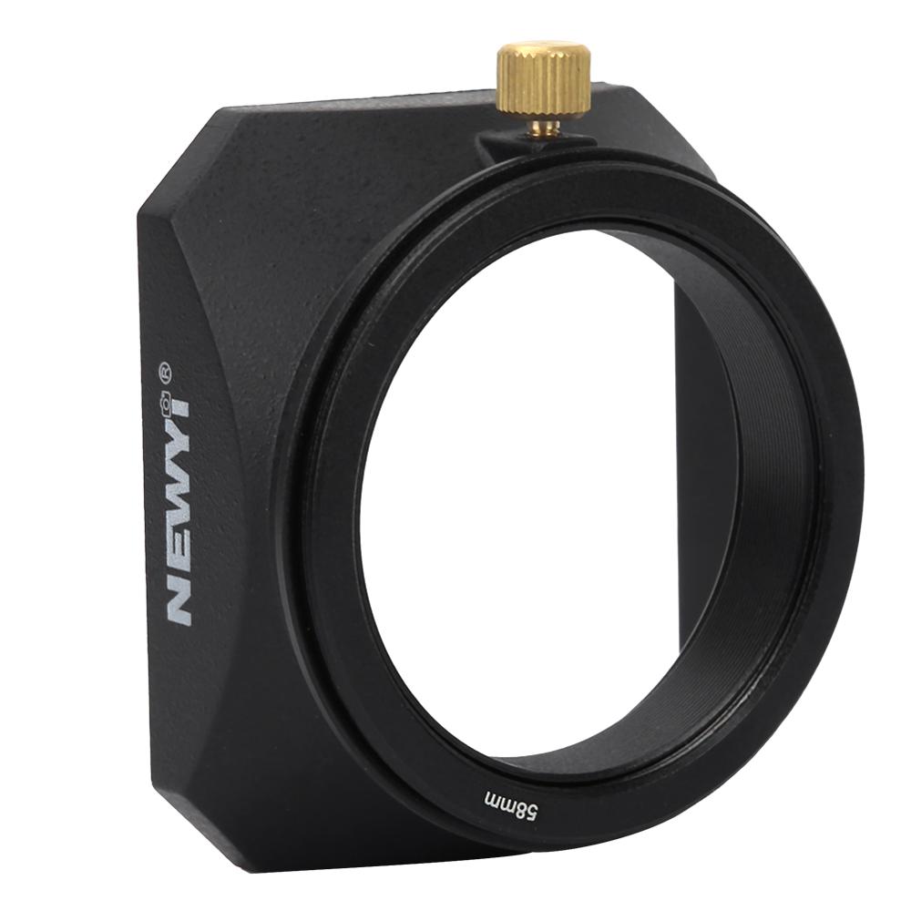 NEWYI – accessoire de pare-soleil carré pour caméscope DV, filtre d&#39;objectif de caméra vidéo numérique 37/39/40.5/43/49/52/55/58mm