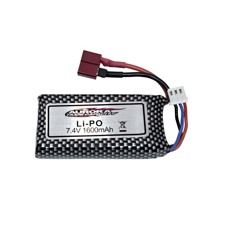 1-5Pcs Original 7.4v Battery For 9125 Remote Control Rc Car Spare Parts 7.4v 1600mah Lipo Battery XLH 9125 battery 1600mah 7.4V: Gold