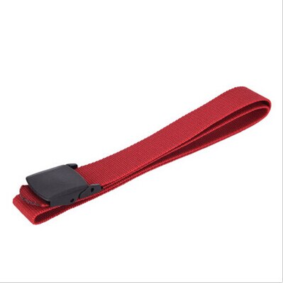 Jetting Mannen Riemen Canvas Riem Toevallige Anti Anti Plastic Gesp Riem Tailleband: RD