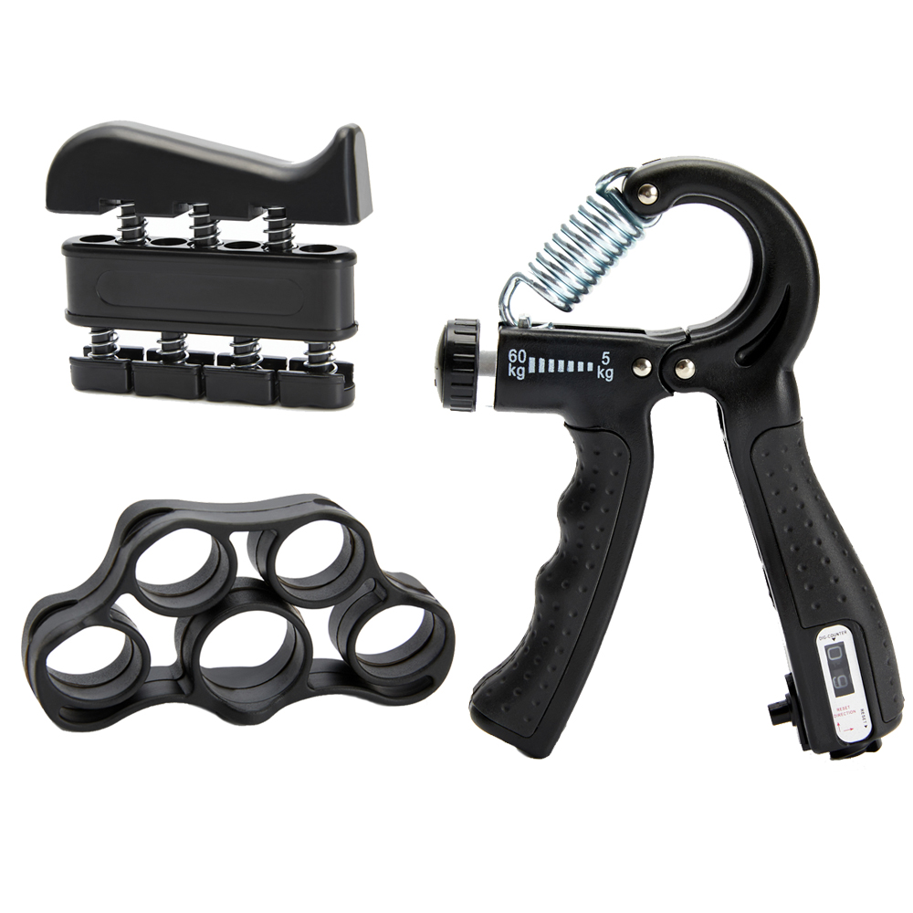 5-60Kg Einstellbare Schwere Hand Greifer Fitness Hand Trainer Griff Handgelenk Ausbildung Finger Greifer Hand Stärker Für Patienten