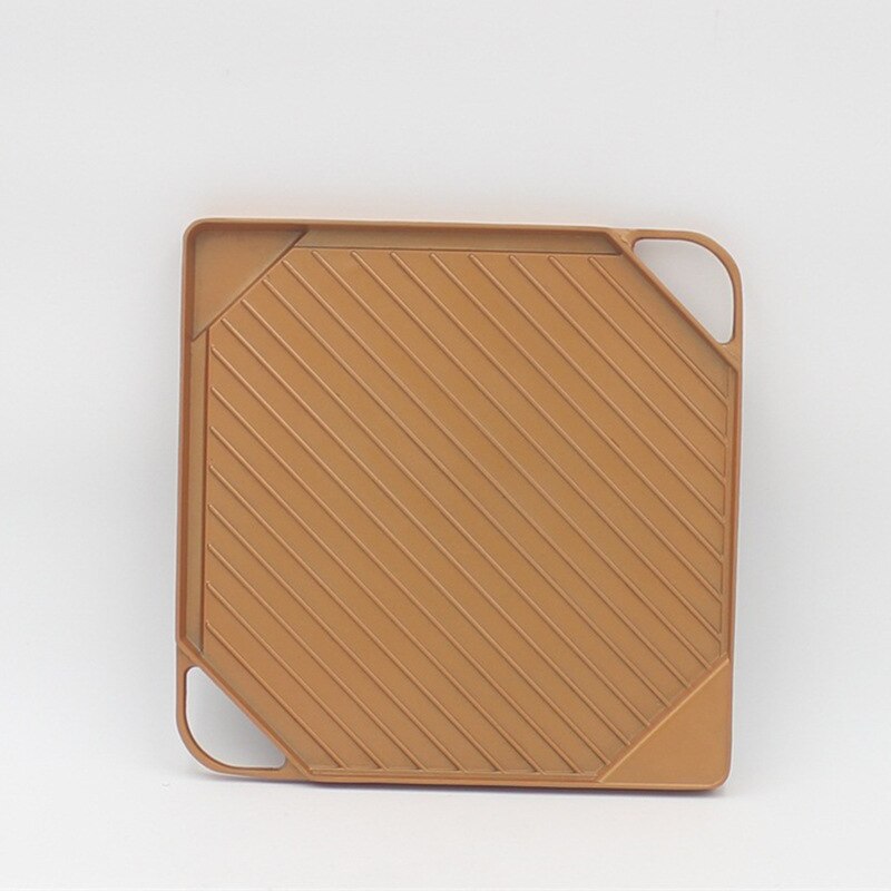 Multifunctional Copper Color 27 Cm Die-casting Aluminum Alloy Double-sided Baking Tray Baking Tray Thawing Tray