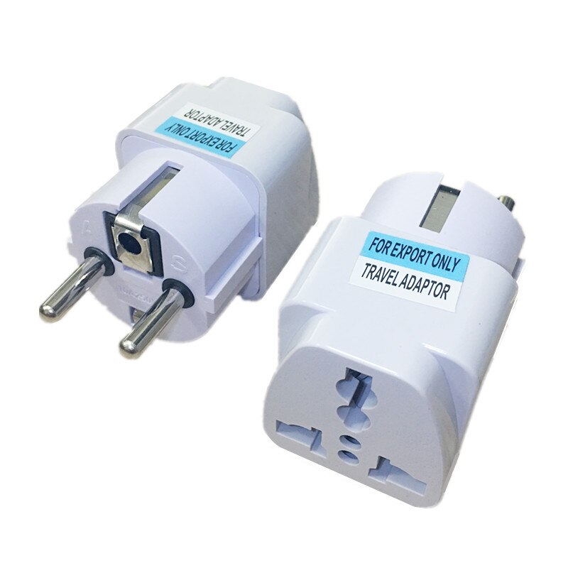 20-Pack Universal EU Plug Adapter Converter - US AU UK to EU AC Travel Socket