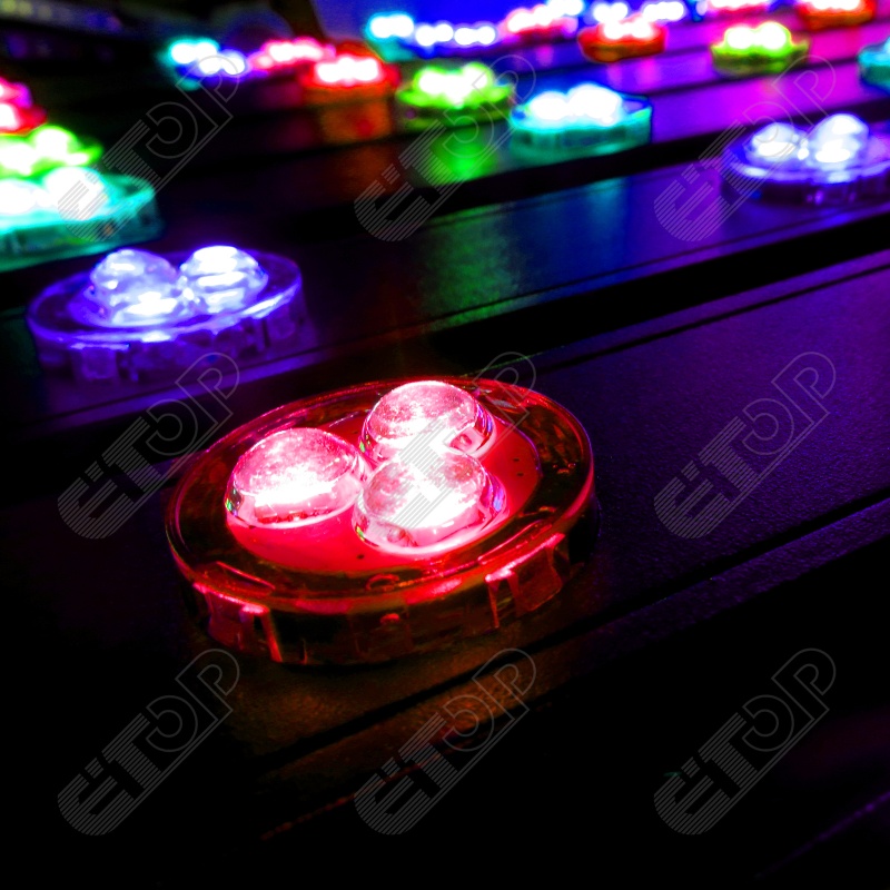 12V/24V 30mm RGBW Gemstone Lights Outdoor Waterproof Permanent Track Lights for Christmas Eave Lights with xConnect