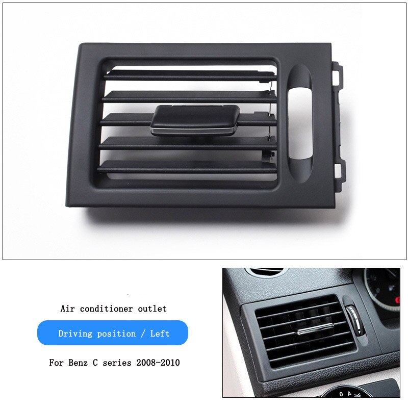 Air conditioning air outlet air pick vent dash dash grill cover for mercedes-benz c-class  w204 c180 c200 glk 300 gle gl ml: 8