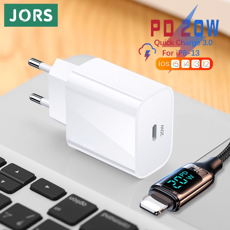 Ładowarka USB typu C 20W PD dla iPhone 12 Pro Max 13 11 XR 8 X XS szybkie ładowanie 3.0 iPad błyskawica kabel telefon szybka ładowarka