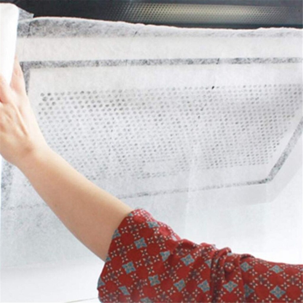 Afzuigkap Filter Papier Cover Universal White Stofzuiger Beschermen Motor Filter Vervanging Vacuüm 114X47cm Antiflaming Spons