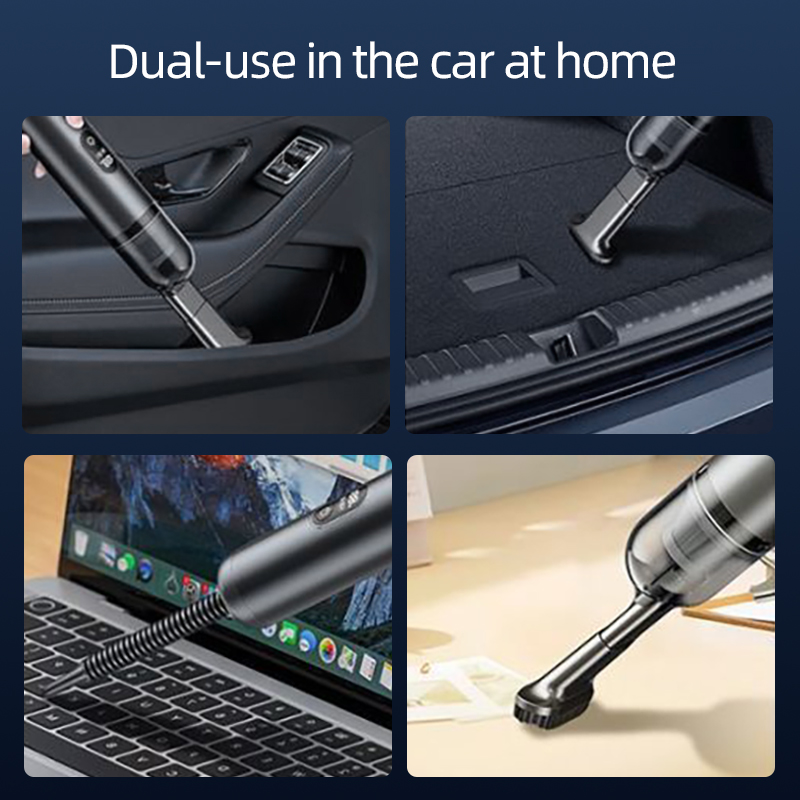 Autostofzuiger, draagbare draadloze handheld met 20000 Pa sterke zuigkracht - 2-in-1 stofzuiger en blazer voor auto, thuis, dierenharen