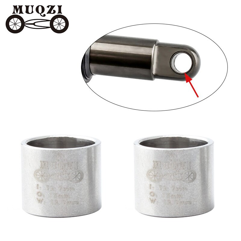 Mountainbike Stoßdämpfer DU Buchse 12.7*15*12,7mm Fahrrad Edelstahl Suspension Zurück Gallen Welle Hülse