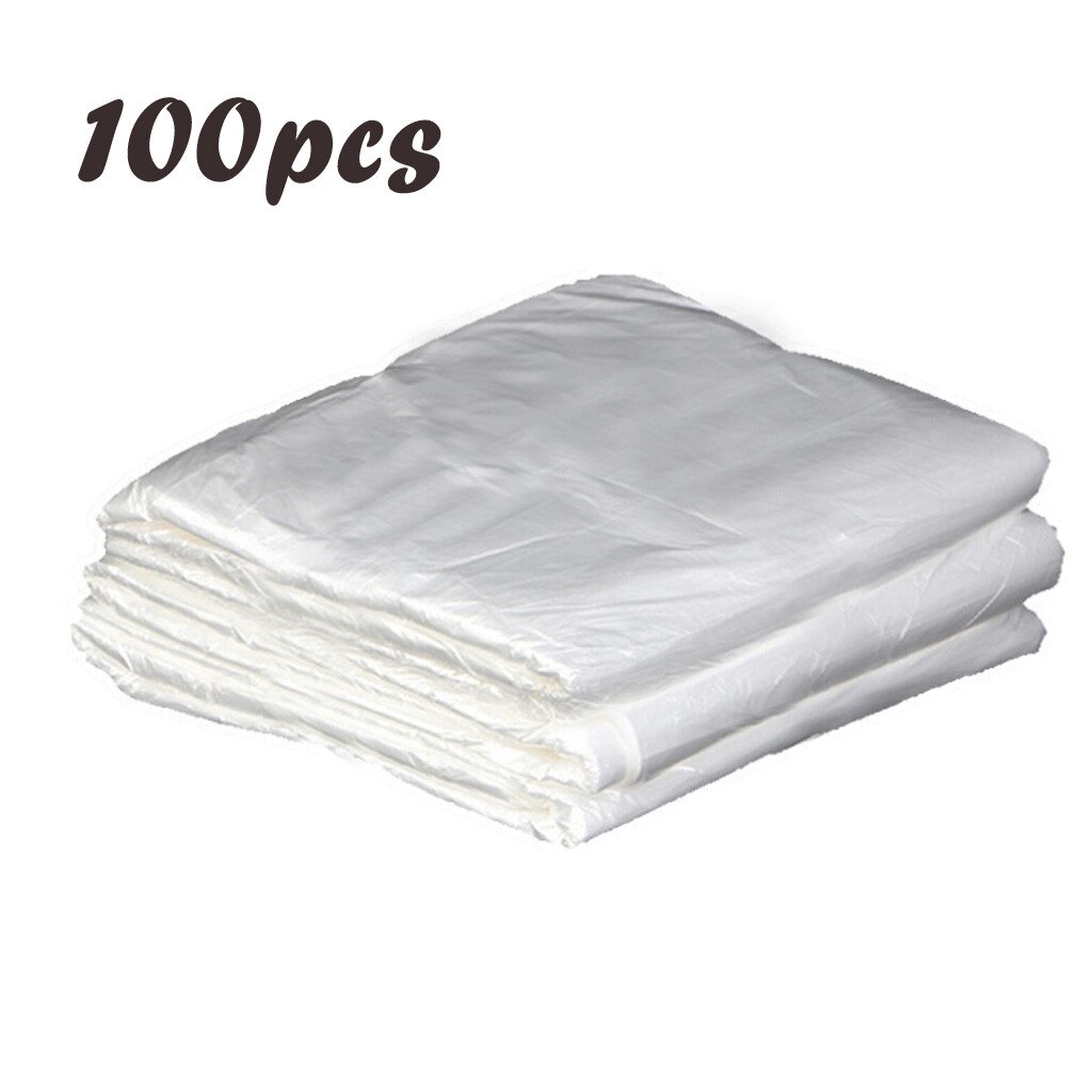 Waterproof Disposable Hair Salon Capes Washing Pads Shampoo Cape Hair Salon Disposable Waterproof Hair Washing Pad Clear Shampoo: 100pcs