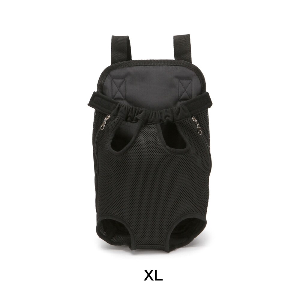 Pequeno animal de estimação portador do cão mochila canguru respirável filhote de cachorro portador do cão saco de transporte do animal de estimação bolsa de viagem para o filhote de cachorro do gato: Black / S