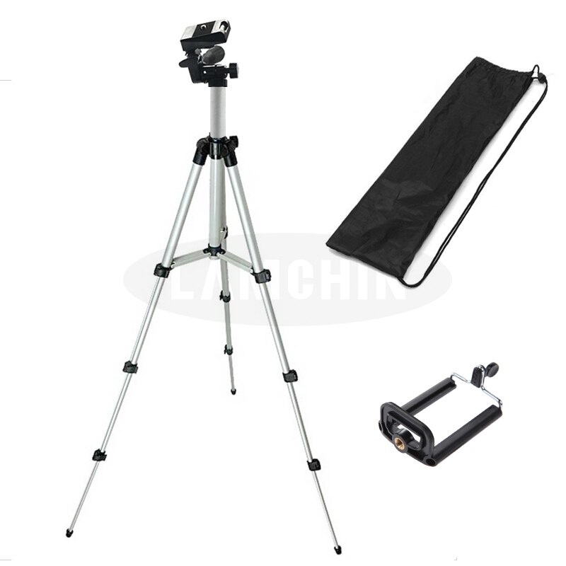 Professionele Telefoon Fotografie Statief Houder Ingebouwde Level Vier Sectie SLR Camera Statief Met Mini Twee-Sectie Statief Houder: L Size-4 Section