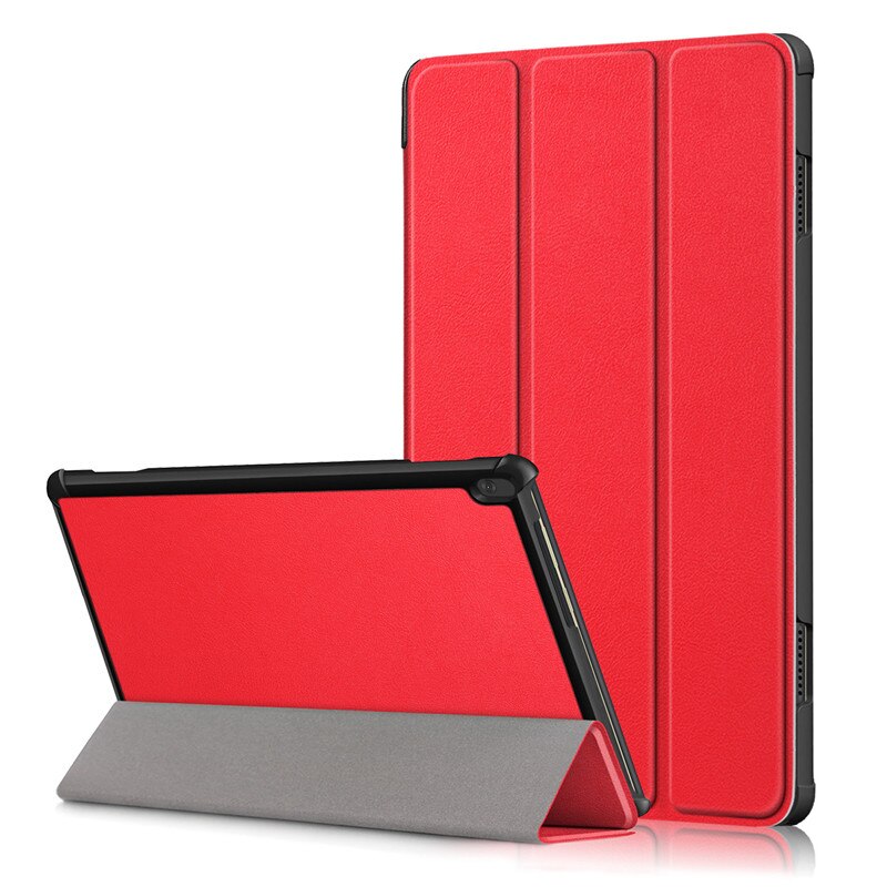 fallen Für Lenovo Tab M10 tb x505x x505l x505f fallen Tri-Falten Leder Magnetische Tablette Funda Für Lenovo Tab M10 fallen tb-x605f