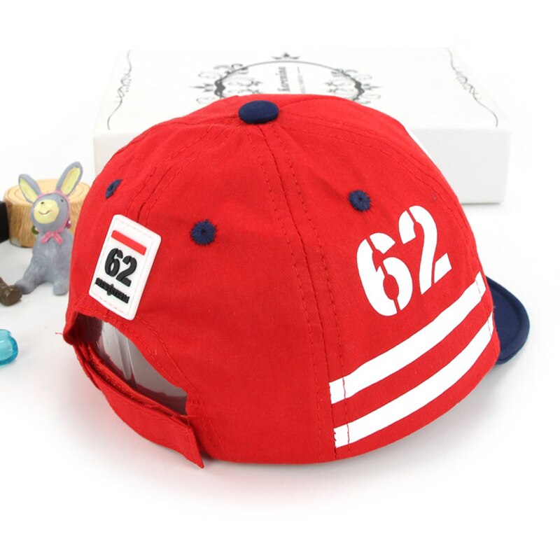 Zomer Baby Cap Print Nummer Kinderen Baseball Cap Baby Boy Meisje Verstelbare Snapback Zonnehoed Baby Muts