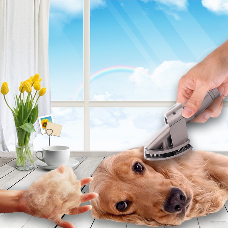 Pet Grooming Brush Tool Voor V6 Vacuüm Machine Dier Huisdier Ontharing Borstel Hond Kat Pet Bruidegom Tool Cleaner