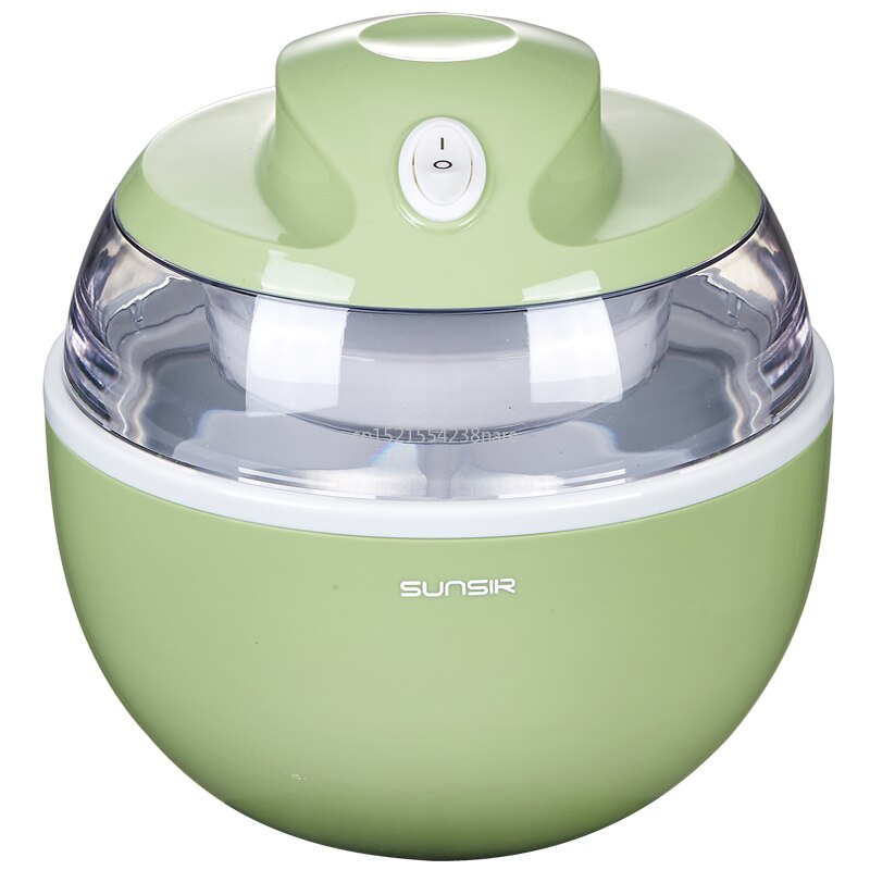 Máquina de helados para el hogar de 220V, máquina de helados portátil disponible, fácil operación, , 0,6 l