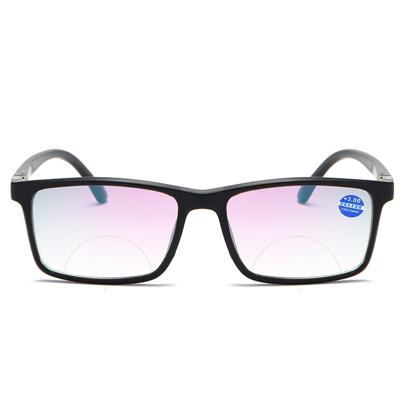 Unisex progressive multifokale lesebriller anti blått lys presbyopia briller i nærheten av langt syn briller hyperopia diopter